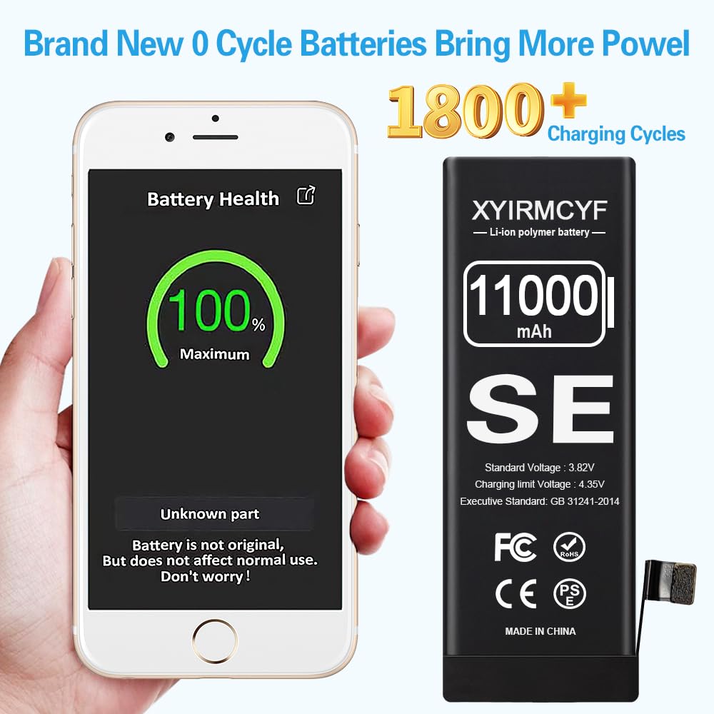 Amazon.com: XYIRMCYF 11000mAh Super Capacity Battery